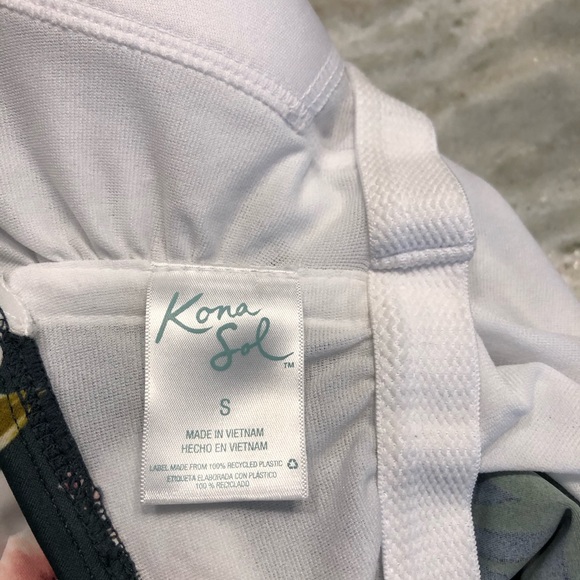 Kona Sol Bandeau Flounce High Coverage One Piece - Picture 5 of 12